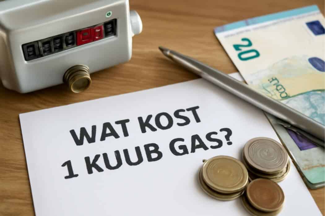 Wat kost 1 kuub gas?