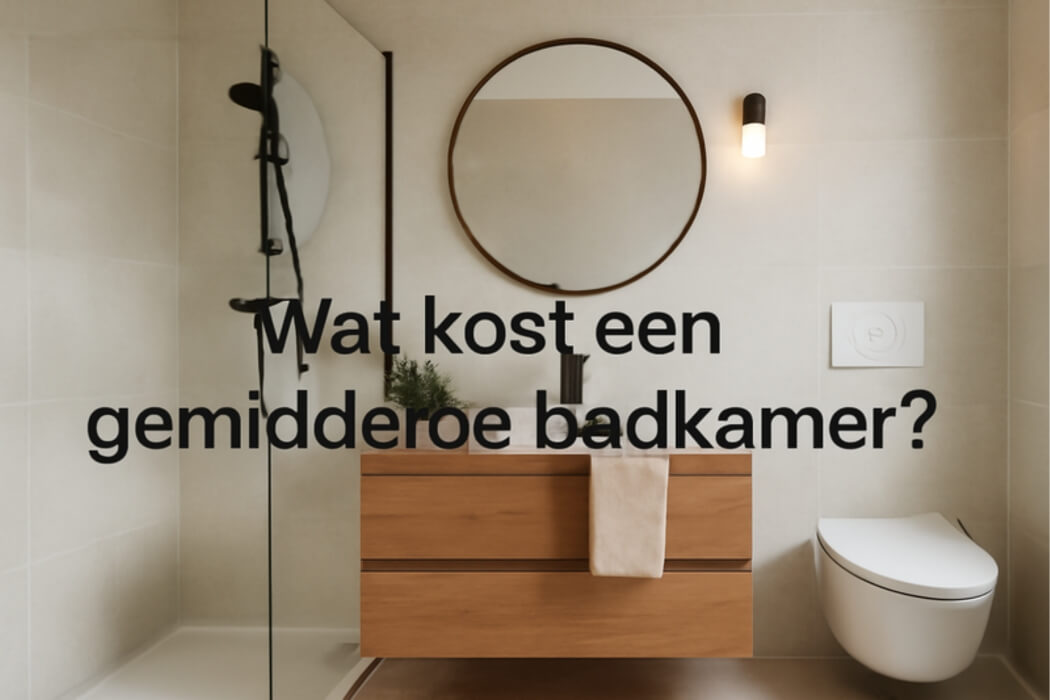 Wat kost een gemiddelde badkamer?