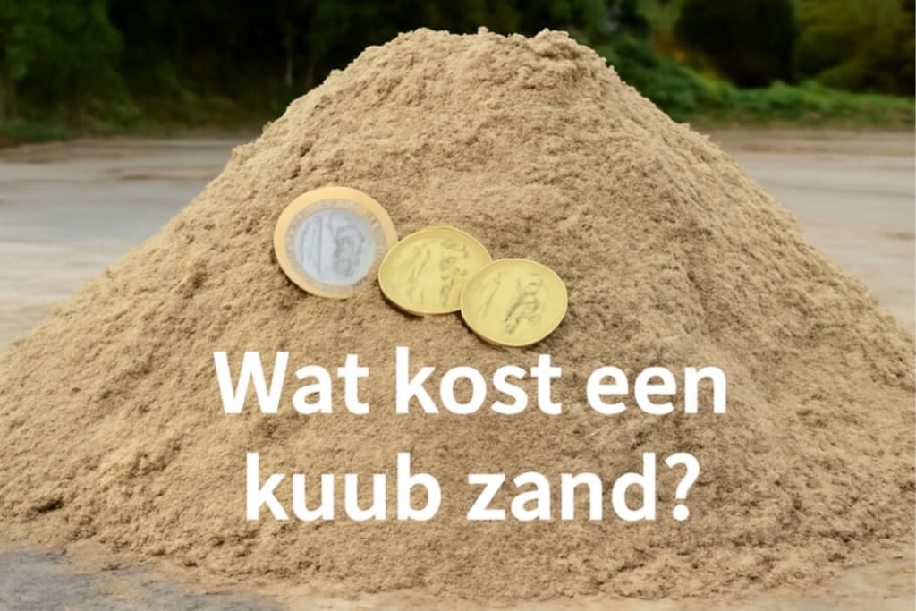 Wat kost een kuub zand?